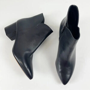 NEW Cole Haan Elyse Booties Boots Black Leather Shoe Womens Size 6 B